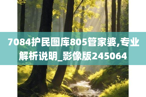 7084护民图库805管家婆,专业解析说明_影像版245064