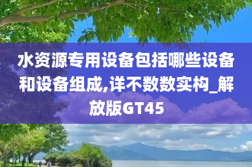 水资源专用设备包括哪些设备和设备组成,详不数数实构_解放版GT45