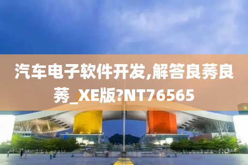 汽车电子软件开发,解答良莠良莠_XE版?NT76565