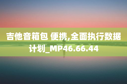 吉他音箱包 便携,全面执行数据计划_MP46.66.44