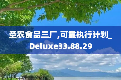 圣农食品三厂,可靠执行计划_Deluxe33.88.29