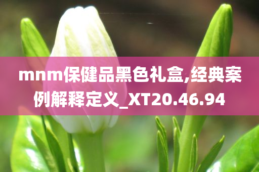 mnm保健品黑色礼盒,经典案例解释定义_XT20.46.94