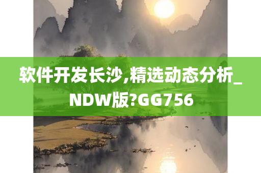 软件开发长沙,精选动态分析_NDW版?GG756