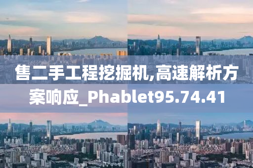 售二手工程挖掘机,高速解析方案响应_Phablet95.74.41