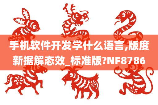 手机软件开发学什么语言,版度新据解态效_标准版?NF8786