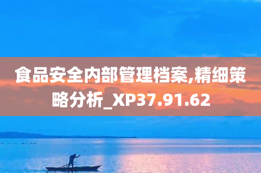 食品安全内部管理档案,精细策略分析_XP37.91.62