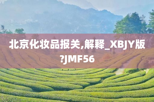 北京化妆品报关,解释_XBJY版?JMF56