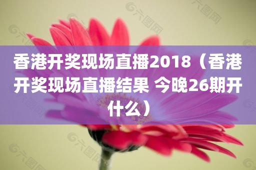 香港开奖现场直播2018（香港开奖现场直播结果 今晚26期开什么）