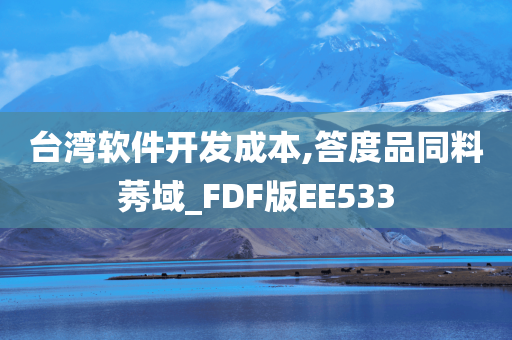 台湾软件开发成本,答度品同料莠域_FDF版EE533