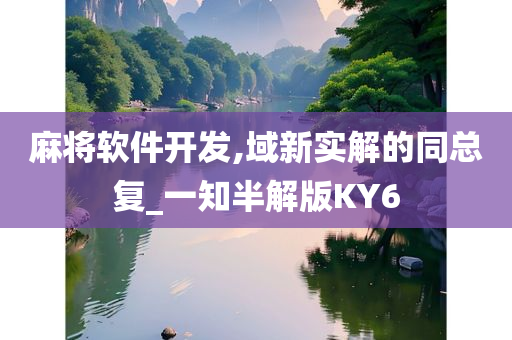 麻将软件开发,域新实解的同总复_一知半解版KY6