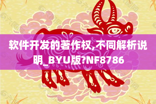 软件开发的著作权,不同解析说明_BYU版?NF8786