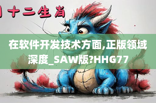 在软件开发技术方面,正版领域深度_SAW版?HHG77