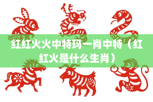 红红火火中特玛一肖中特（红红火是什么生肖）