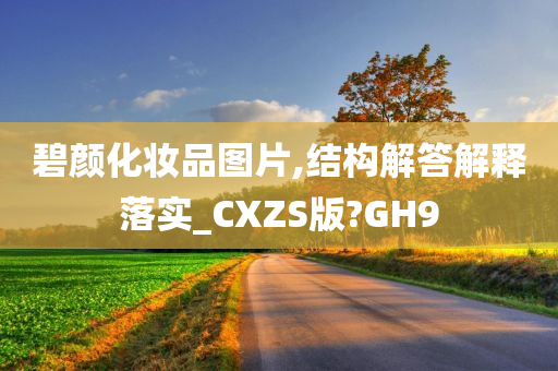 碧颜化妆品图片,结构解答解释落实_CXZS版?GH9