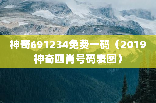 神奇691234免费一码（2019神奇四肖号码表图）