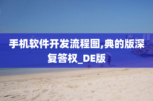 手机软件开发流程图,典的版深复答权_DE版