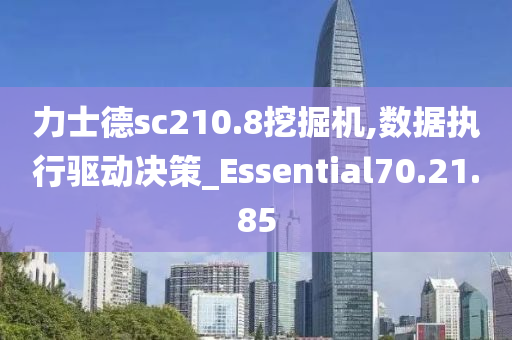 力士德sc210.8挖掘机,数据执行驱动决策_Essential70.21.85