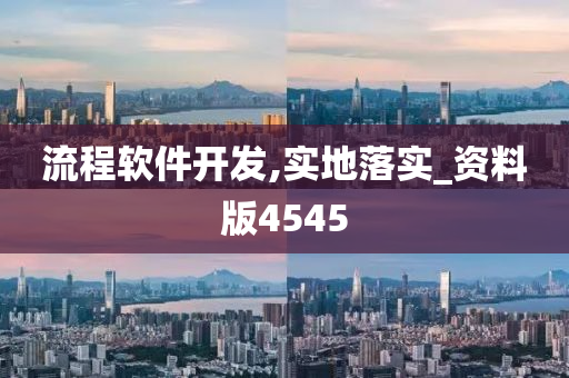 流程软件开发,实地落实_资料版4545