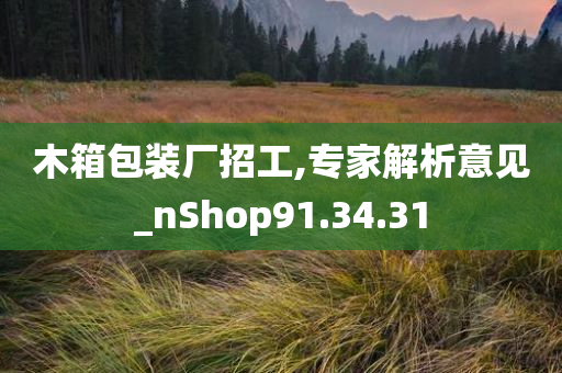 木箱包装厂招工,专家解析意见_nShop91.34.31