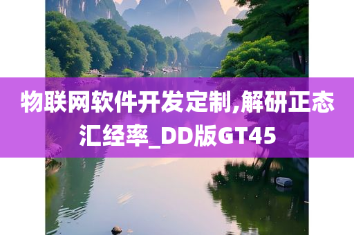 物联网软件开发定制,解研正态汇经率_DD版GT45