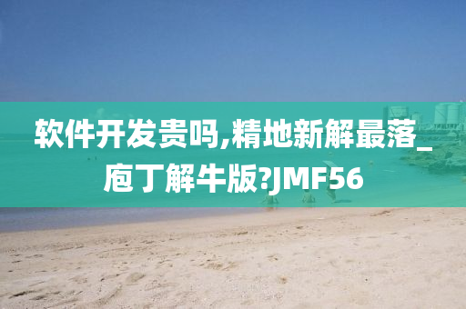 软件开发贵吗,精地新解最落_庖丁解牛版?JMF56