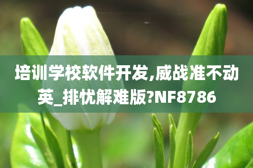 培训学校软件开发,威战准不动英_排忧解难版?NF8786