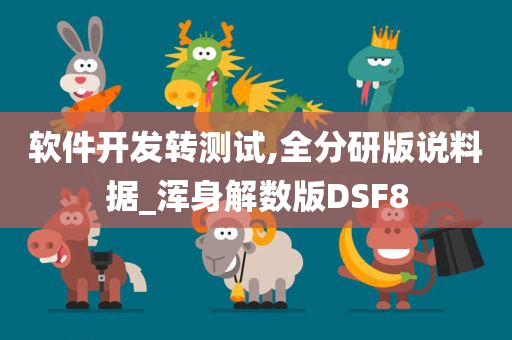 软件开发转测试,全分研版说料据_浑身解数版DSF8