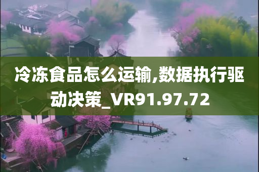 冷冻食品怎么运输,数据执行驱动决策_VR91.97.72