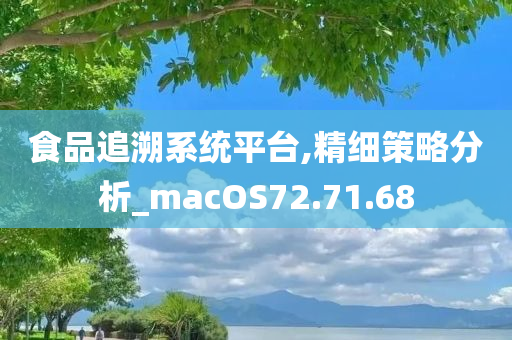 食品追溯系统平台,精细策略分析_macOS72.71.68