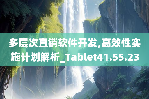 多层次直销软件开发,高效性实施计划解析_Tablet41.55.23