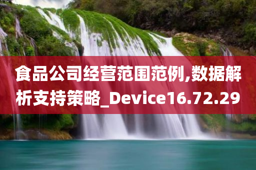 食品公司经营范围范例,数据解析支持策略_Device16.72.29