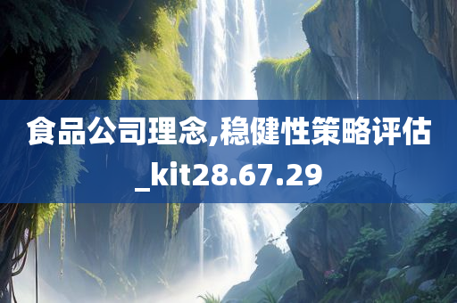 食品公司理念,稳健性策略评估_kit28.67.29