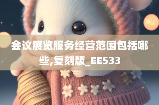 会议展览服务经营范围包括哪些,复刻版_EE533