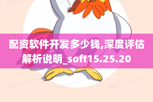 配资软件开发多少钱,深度评估解析说明_soft15.25.20