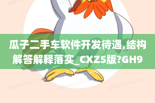 瓜子二手车软件开发待遇,结构解答解释落实_CXZS版?GH9