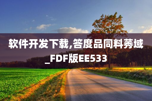 软件开发下载,答度品同料莠域_FDF版EE533