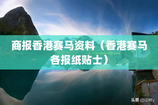 商报香港赛马资料（香港赛马各报纸贴士）