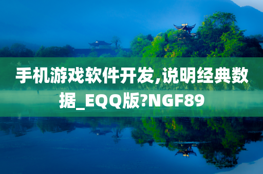 手机游戏软件开发,说明经典数据_EQQ版?NGF89