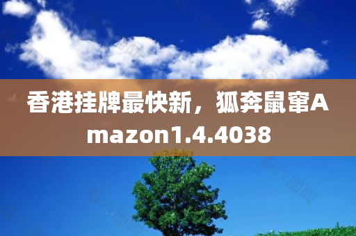 香港挂牌最快新，狐奔鼠窜Amazon1.4.4038