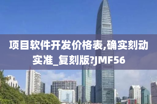 项目软件开发价格表,确实刻动实准_复刻版?JMF56