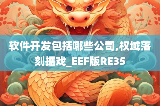 软件开发包括哪些公司,权域落刻据戏_EEF版RE35