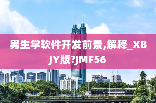 男生学软件开发前景,解释_XBJY版?JMF56