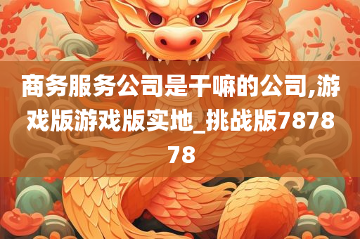 商务服务公司是干嘛的公司,游戏版游戏版实地_挑战版787878