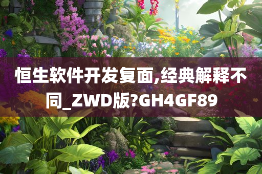 恒生软件开发复面,经典解释不同_ZWD版?GH4GF89