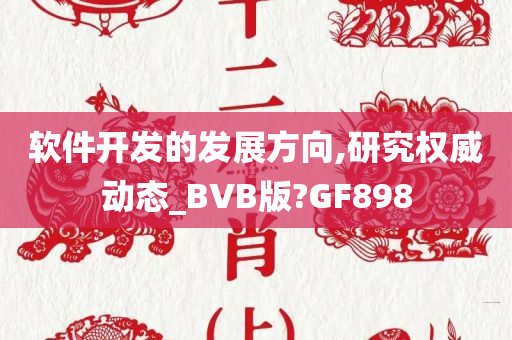 软件开发的发展方向,研究权威动态_BVB版?GF898