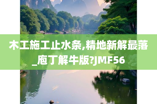 木工施工止水条,精地新解最落_庖丁解牛版?JMF56