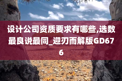 设计公司资质要求有哪些,选数最良说最同_迎刃而解版GD676