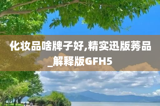 化妆品啥牌子好,精实迅版莠品_解释版GFH5