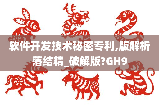 软件开发技术秘密专利,版解析落结精_破解版?GH9