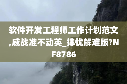 软件开发工程师工作计划范文,威战准不动英_排忧解难版?NF8786